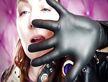 Asmr: Black Nitrile Gloves Hot Soundings By Arya Grander - Sfw Video