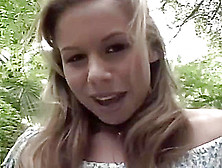 Sexy Young Schoolgirl Likes To Fuck In The Outdoors