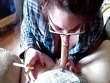 Miihoe420 At Mom's House,  Smoking And Sucking Daddy's Dick On The Dl