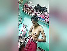 Today Exclusive-Telugu Bhabhi Shows Her Pussy