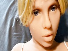 Sexdoll Banged! Rough And Riding Gigantic Penis With Anal Cummed Cum In