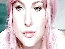 Uninhibited Minx With Pink-Hair Erotic Blows Gigantic Dick And Cum