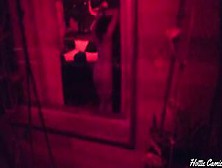 I Record A Hot Beauty From The Bedroom Window As This Babe Masturbates.