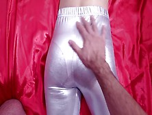 Jizz Over Silver Leggings