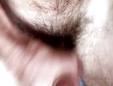 Hairy Man Pulls His Pecker Out And Plays With It