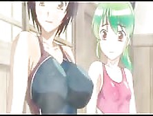 Chicas Anime Preciosas Juegan En El Baño