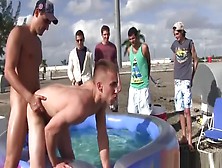 Fratboys Initiate Straight Twinks With Anal