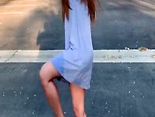 Inked Skater Teen Vanessa Vega Squirting And Fucking In Public Pov