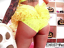Christy Mack In Christy Mack Dresses Up For Halloween Then Plays With Herself - Christymack