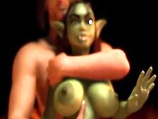 Fucking A Goddess Big Titted Goblin Sluts Standing | 3D Porn
