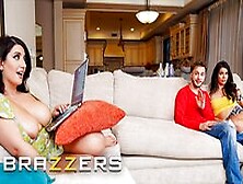 Brazzers - Harley Haze's Sexy Roommate Sarah Arabic Is A Total Thirst Trap For Her Bf Apollo