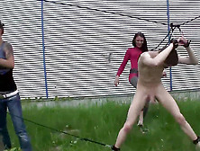 Ballbusting Outdoors