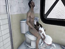 Fallout Four Nurse Screwed Into The Wc