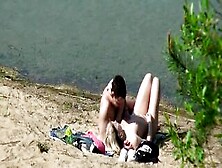 A Couple Of Young Nudists Are Spied On While Having Sex And