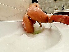 I Bathe In The Bathroom.  Wet Pussy 5 Min