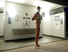 Winter Exhib, Naked At The Toilet