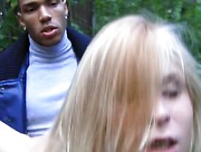 Dirty-Minded Blonde Chick Fucked In The Park