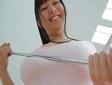 Staggering Japanese Fitness Girl Has Big Natural Tits