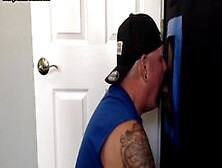 Gloryhole Amateur Mature Gay With Tattoos Sucks Cock