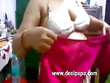 Chubby Indian Taking Out Her Big Natural Tits