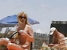 T-Girl Naked By The Beach