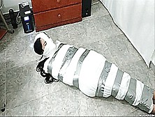 Laura & Katherine Martinez In: Little Girl Mummified,  Panty Hooded,  Gagged And Sold! (High Res Mp4)