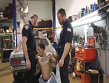 Muscle Cop Bisexual Gay Porn Get Pulverized By The Police