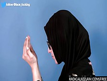 Arab 4 Eyed Slut Facefucked By Bwc