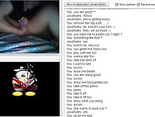 Chatroulette Cute Italian Couple Play - Cum Mouth