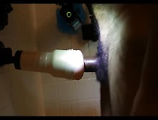 Fleshlight With Massive Cumshot At The End