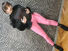 Sissy In Sexy Pink Leggings