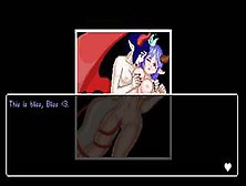 Doki Doki Tri-Line [Hentai Nsfw Game] Ep. 2 Lovely Lesbian Succubus Not So Romantic Sex