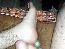 Dirty Feet Covered In Cum