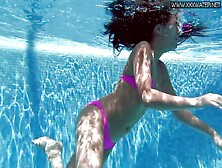 Sweet Russian Petite Tight Babe Lincoln Nude In Pool