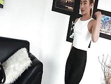 Slender Mexican Hoe Hired As Anal Assistant Into Job Interview