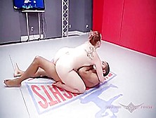 Hot Wrestling With Huge Tits Milf