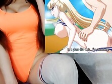 Manga Porn Oni Chi Refresh Episode 1: Public Beach Bang With Busty Babe