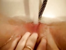 The Young Girl Masturbates In Bath