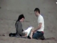 Couple On The Beach Gets Spied On Having Sex During Daytime