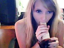 Blonde Teen Lengthy Webcam Show