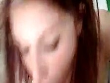 Awesome,  Beautiful Teen Blows Bf Pov To Get Cum.