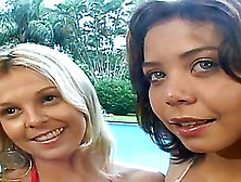 Two Busty Brazilian Babes Are Going To Share That