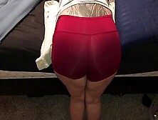 Wide Hispanic Wife In Tight Shorts