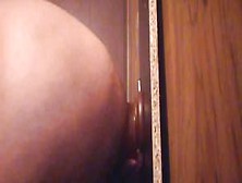 Tranny Trying A New Dildo Solo
