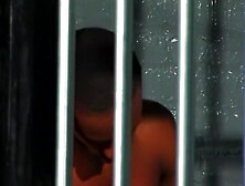 Pallid White Dude Ass Fucked In Prison By Two Black Thugs