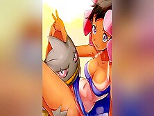 Juicy Art Assembly With Nude Of The Cartoon Pokemon
