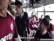 Czech Sluts Public Train Group Sex