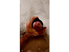 Play With My Vibrator Toy In The Bath.
