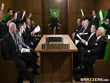 Brazzers Public Place Foursome Orgy "parliamentary Pussy"
