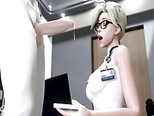 Doctor Mercy Cock Exam,  Fellatio Deepthroath 3D